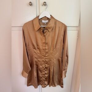 L’Academie pleated shirt dress